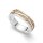 Ring "Wellen" mit Strandsand, 925 Silber, rhodiniert