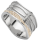 Ring Strandwellen "Borkum" Strandsand mit Borkum Motiven, 925er Sterling Silber, rhodiniert