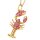 Collier Hummer Silber vergoldet mit Zirkonia