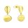 Ohrringe Nordic Design, 925er Silber, vergoldet